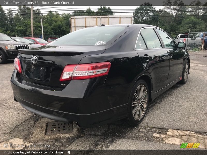 Black / Dark Charcoal 2011 Toyota Camry SE
