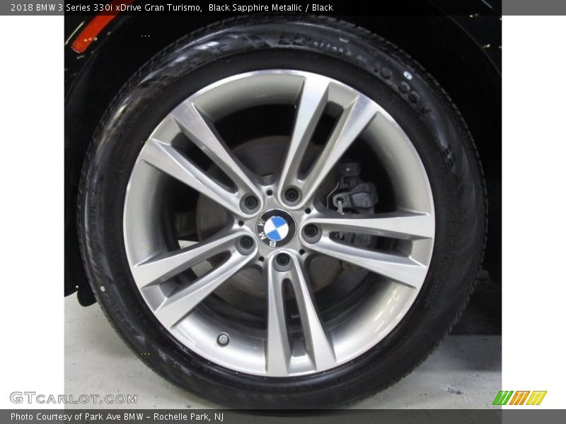 Black Sapphire Metallic / Black 2018 BMW 3 Series 330i xDrive Gran Turismo
