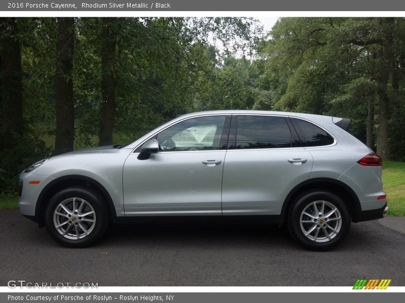 Rhodium Silver Metallic / Black 2016 Porsche Cayenne