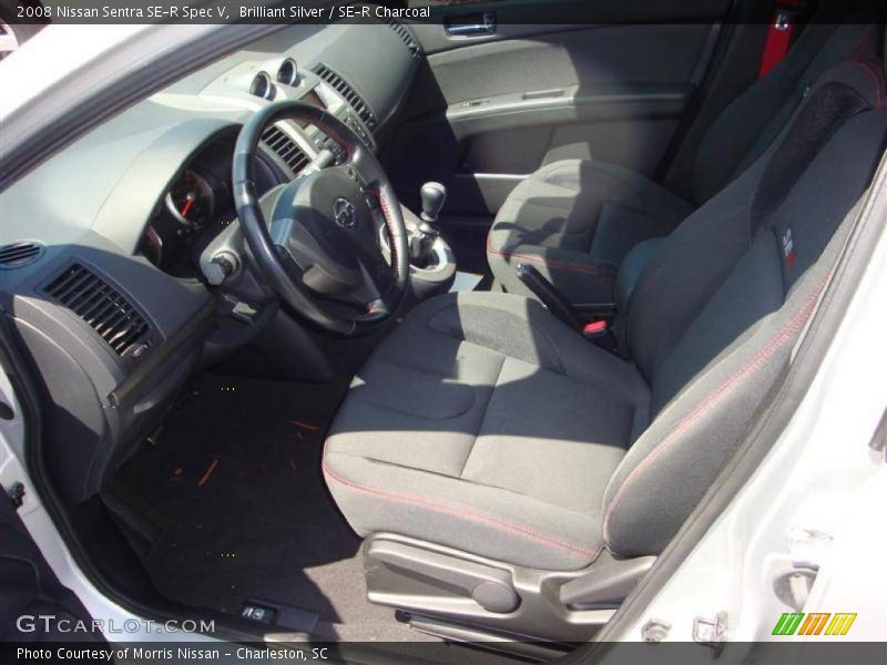 Brilliant Silver / SE-R Charcoal 2008 Nissan Sentra SE-R Spec V
