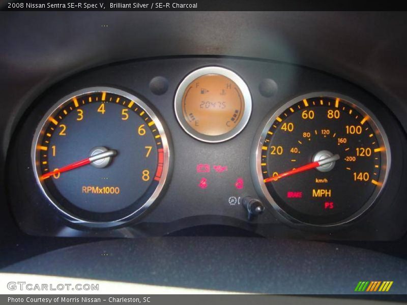 Brilliant Silver / SE-R Charcoal 2008 Nissan Sentra SE-R Spec V