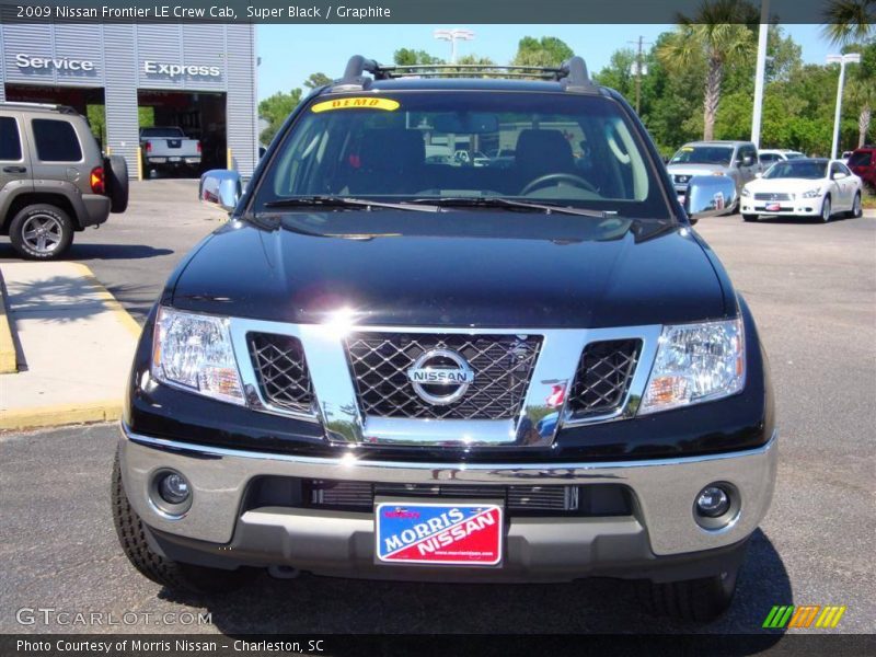 Super Black / Graphite 2009 Nissan Frontier LE Crew Cab