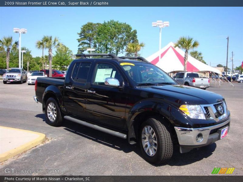 Super Black / Graphite 2009 Nissan Frontier LE Crew Cab