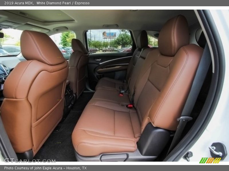 Rear Seat of 2019 MDX 