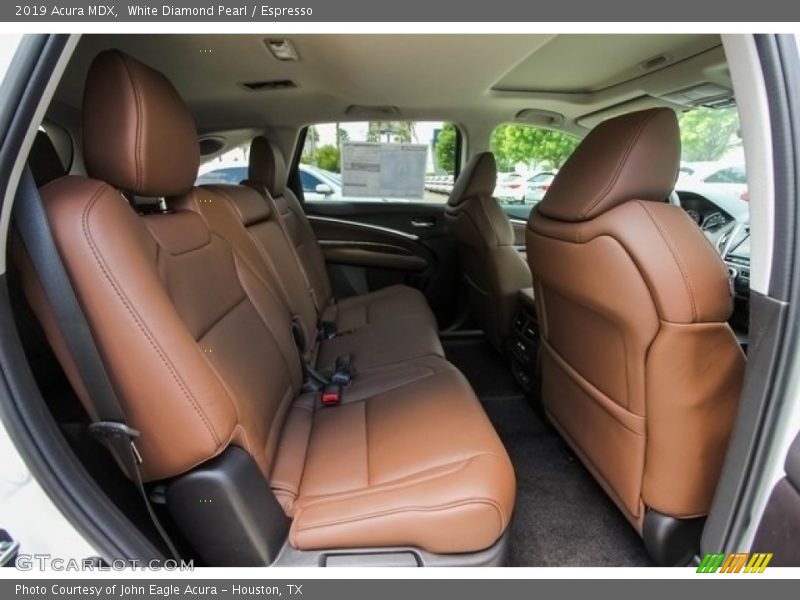 Rear Seat of 2019 MDX 