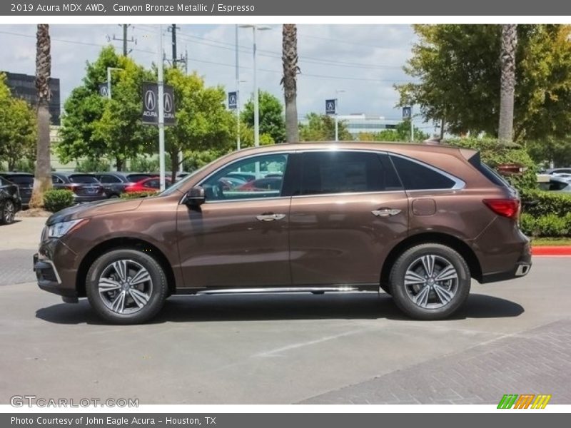  2019 MDX AWD Canyon Bronze Metallic