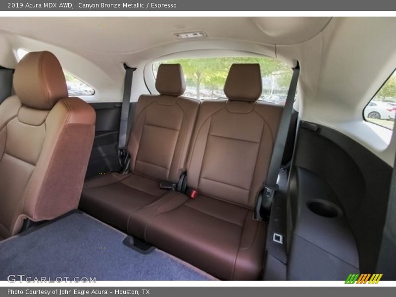 Rear Seat of 2019 MDX AWD