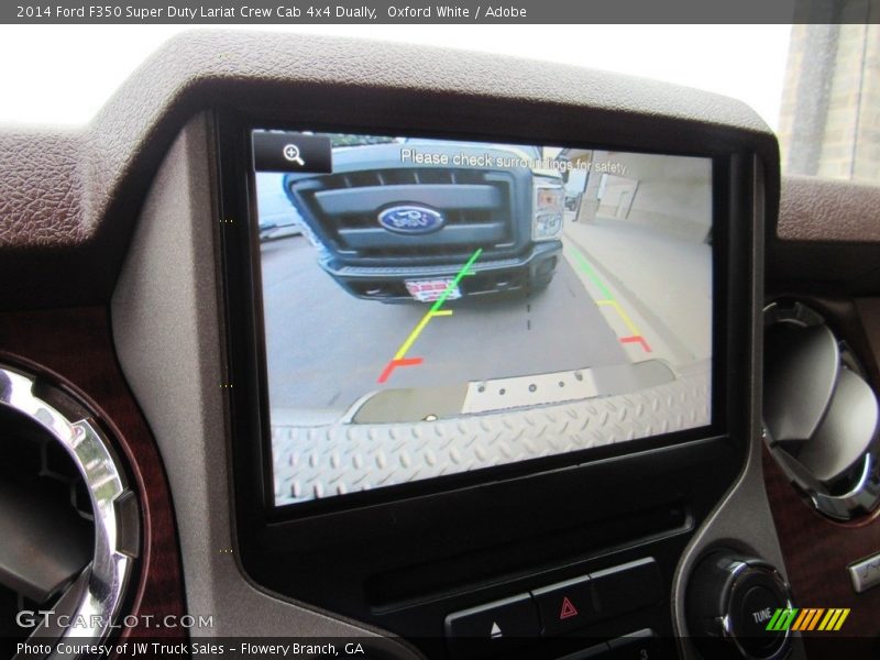 Oxford White / Adobe 2014 Ford F350 Super Duty Lariat Crew Cab 4x4 Dually