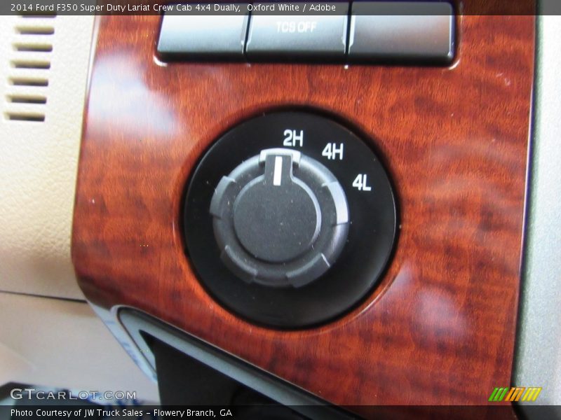 Oxford White / Adobe 2014 Ford F350 Super Duty Lariat Crew Cab 4x4 Dually