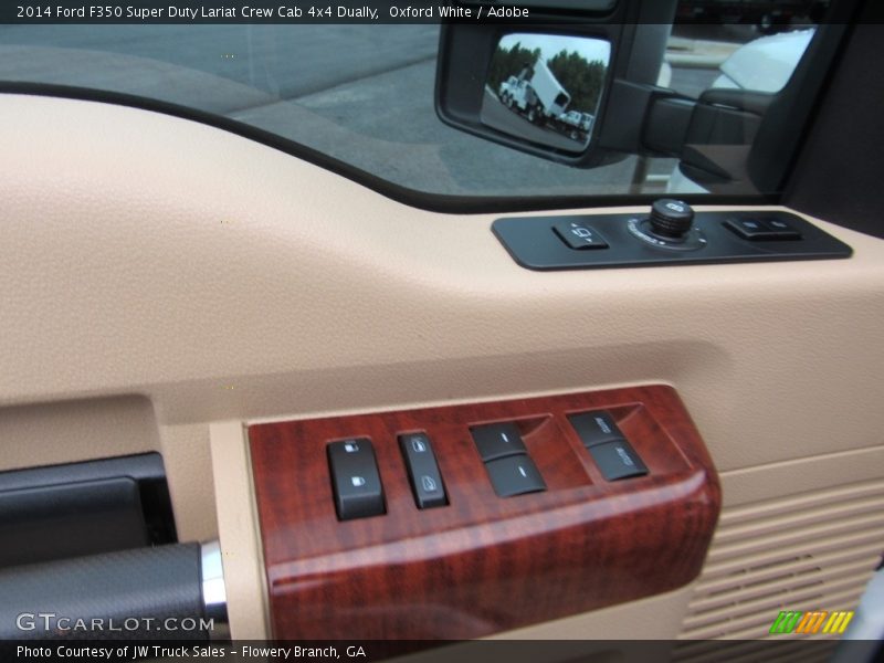 Oxford White / Adobe 2014 Ford F350 Super Duty Lariat Crew Cab 4x4 Dually
