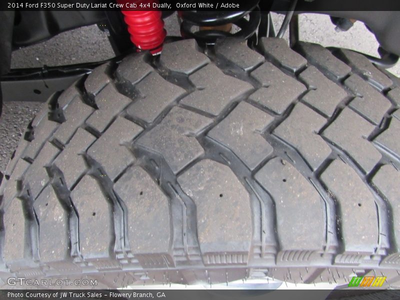 Oxford White / Adobe 2014 Ford F350 Super Duty Lariat Crew Cab 4x4 Dually