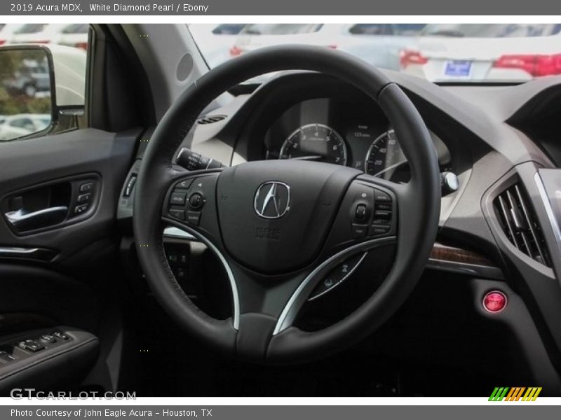 White Diamond Pearl / Ebony 2019 Acura MDX