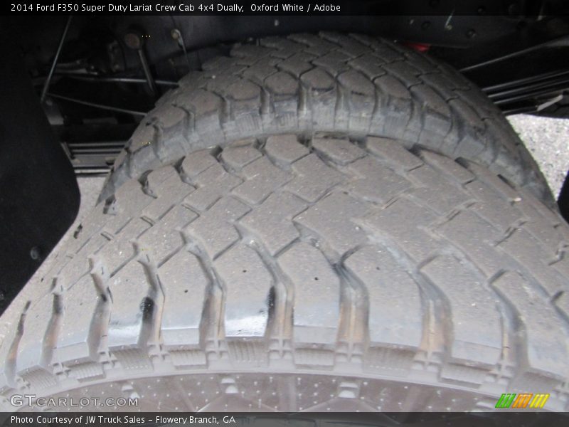 Oxford White / Adobe 2014 Ford F350 Super Duty Lariat Crew Cab 4x4 Dually