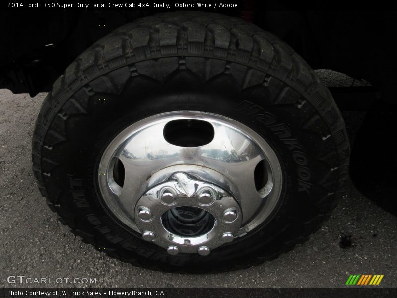 Oxford White / Adobe 2014 Ford F350 Super Duty Lariat Crew Cab 4x4 Dually
