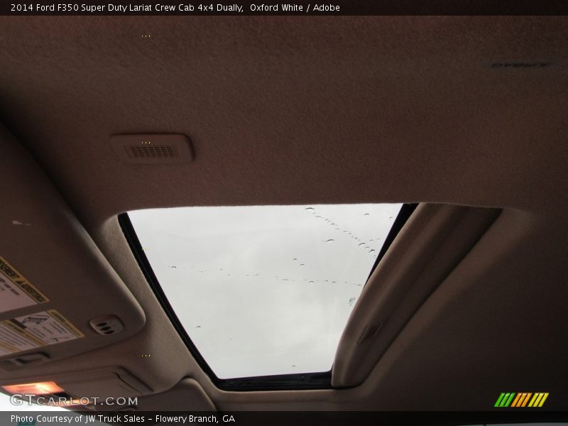 Oxford White / Adobe 2014 Ford F350 Super Duty Lariat Crew Cab 4x4 Dually