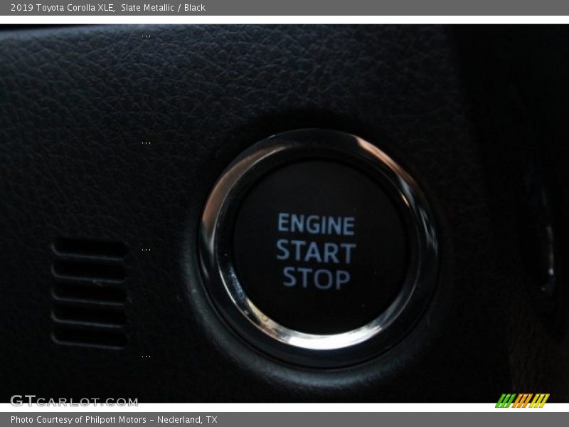 Slate Metallic / Black 2019 Toyota Corolla XLE