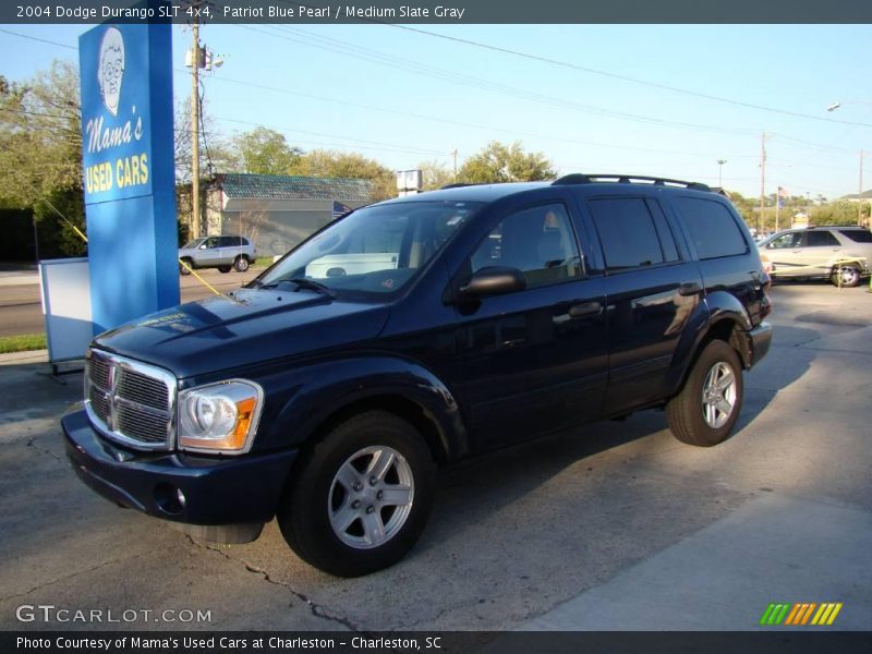 Patriot Blue Pearl / Medium Slate Gray 2004 Dodge Durango SLT 4x4