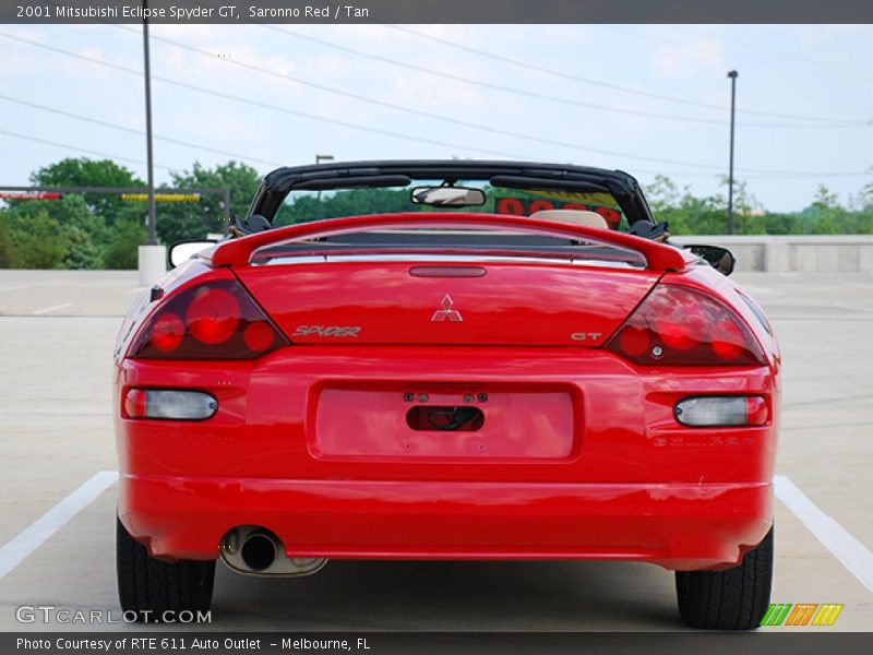 Saronno Red / Tan 2001 Mitsubishi Eclipse Spyder GT