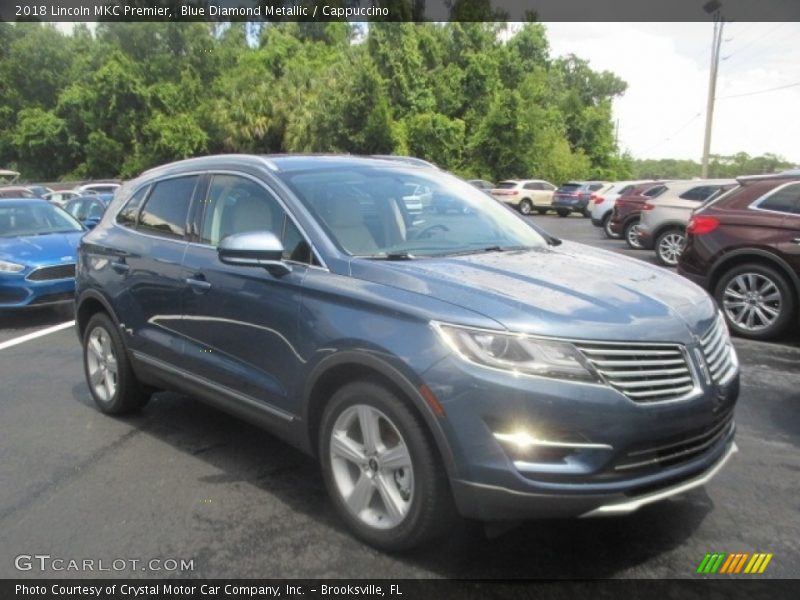 Blue Diamond Metallic / Cappuccino 2018 Lincoln MKC Premier