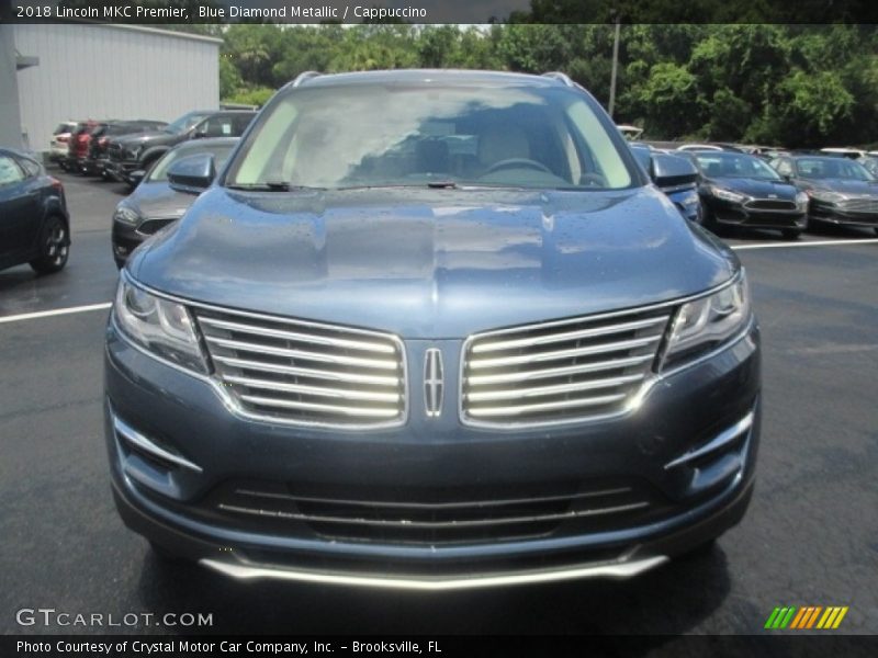 Blue Diamond Metallic / Cappuccino 2018 Lincoln MKC Premier