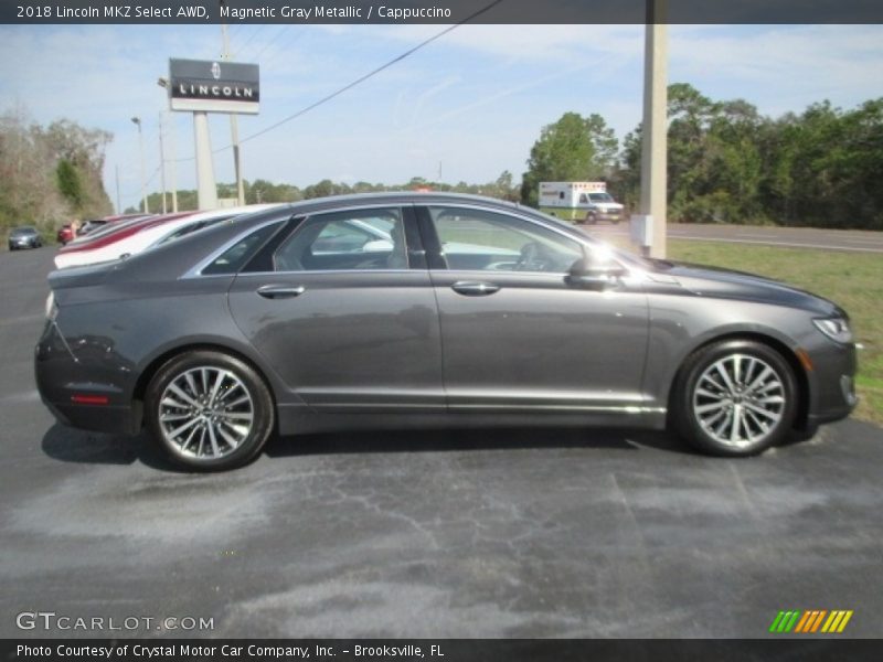 Magnetic Gray Metallic / Cappuccino 2018 Lincoln MKZ Select AWD