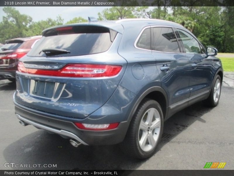 Blue Diamond Metallic / Cappuccino 2018 Lincoln MKC Premier