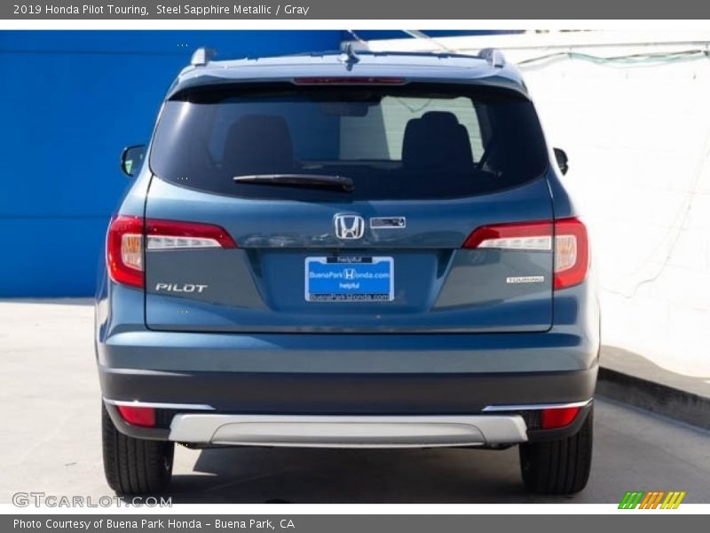 Steel Sapphire Metallic / Gray 2019 Honda Pilot Touring