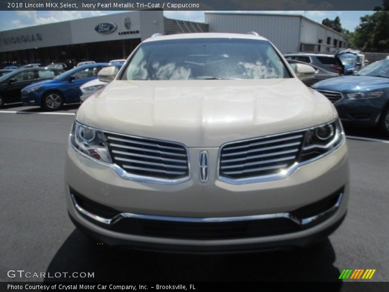 Ivory Pearl Metallic Tri-Coat / Cappuccino 2018 Lincoln MKX Select