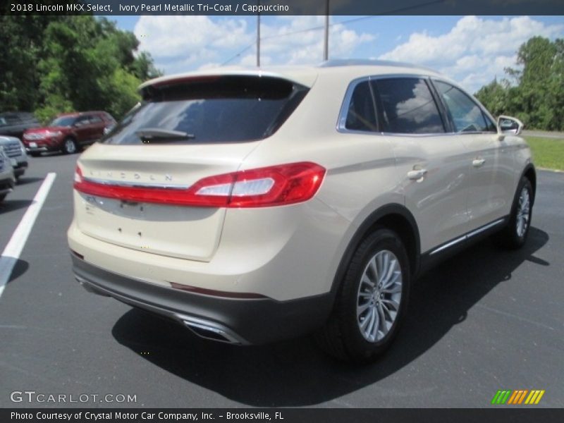 Ivory Pearl Metallic Tri-Coat / Cappuccino 2018 Lincoln MKX Select