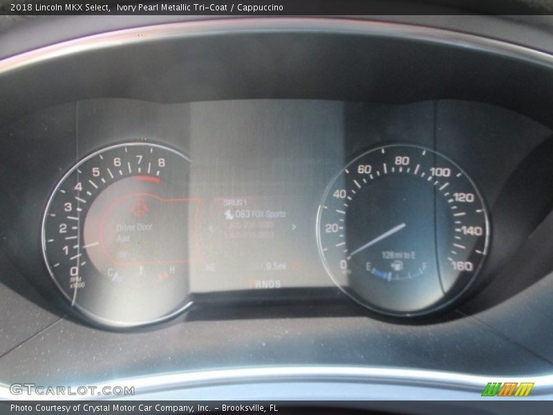 Ivory Pearl Metallic Tri-Coat / Cappuccino 2018 Lincoln MKX Select
