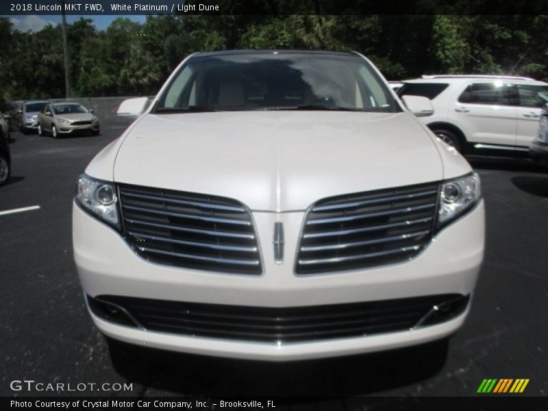 White Platinum / Light Dune 2018 Lincoln MKT FWD