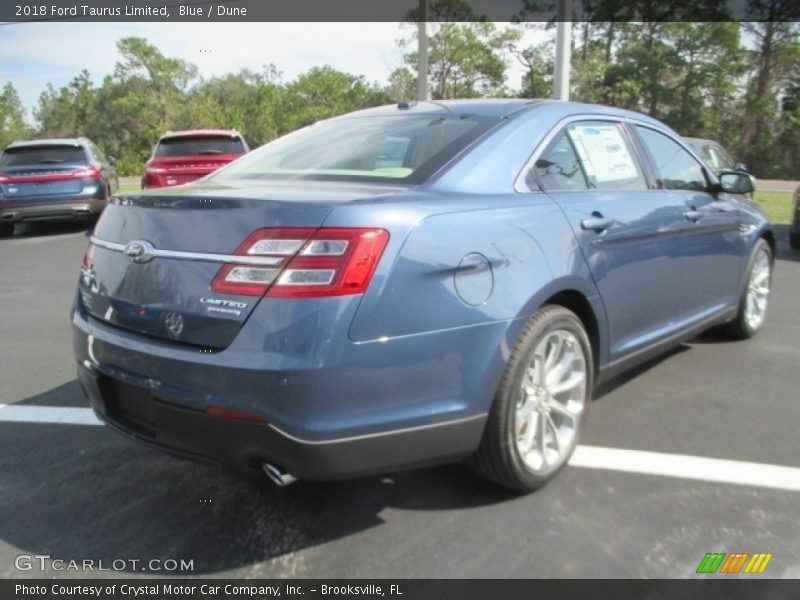 Blue / Dune 2018 Ford Taurus Limited