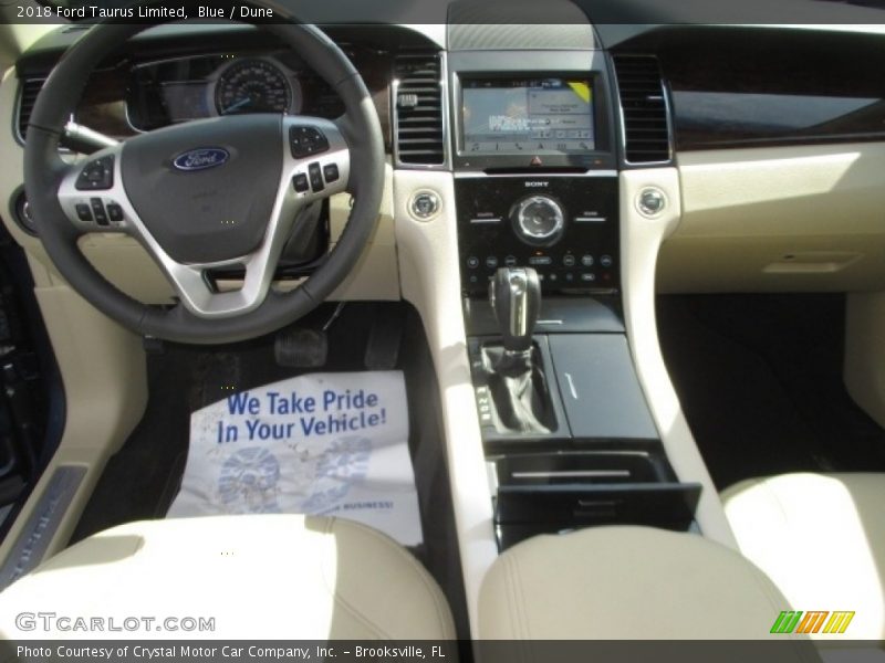 Blue / Dune 2018 Ford Taurus Limited