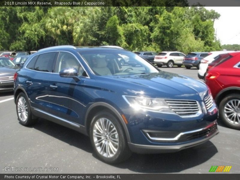 Rhapsody Blue / Cappuccino 2018 Lincoln MKX Reserve