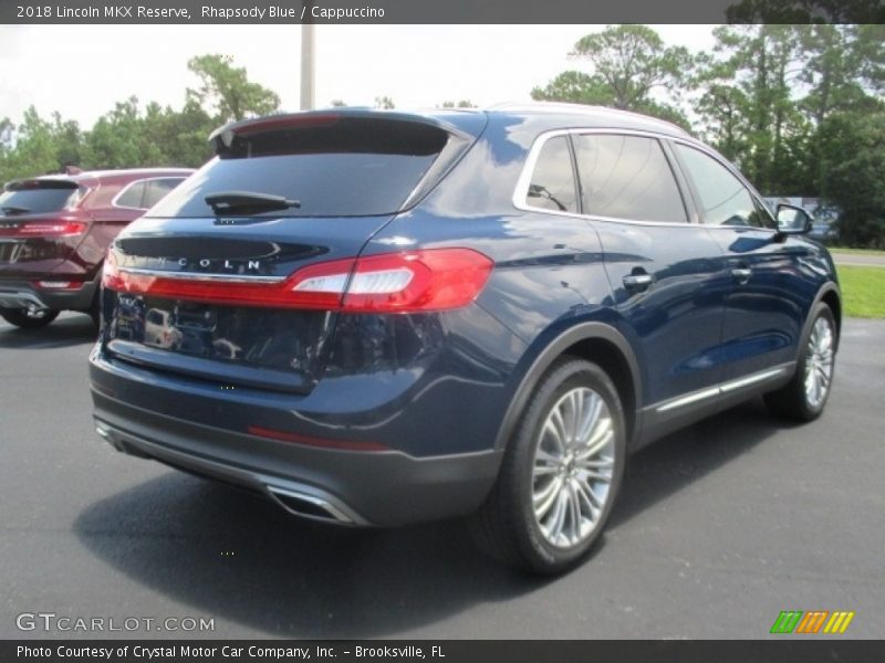 Rhapsody Blue / Cappuccino 2018 Lincoln MKX Reserve