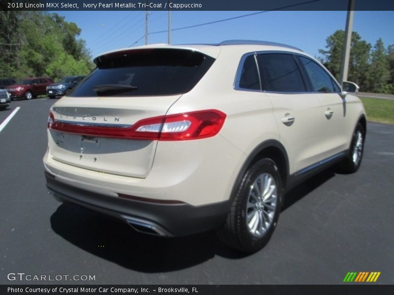 Ivory Pearl Metallic Tri-Coat / Cappuccino 2018 Lincoln MKX Select