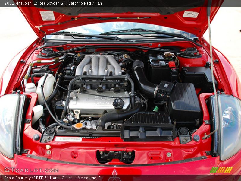 Saronno Red / Tan 2001 Mitsubishi Eclipse Spyder GT