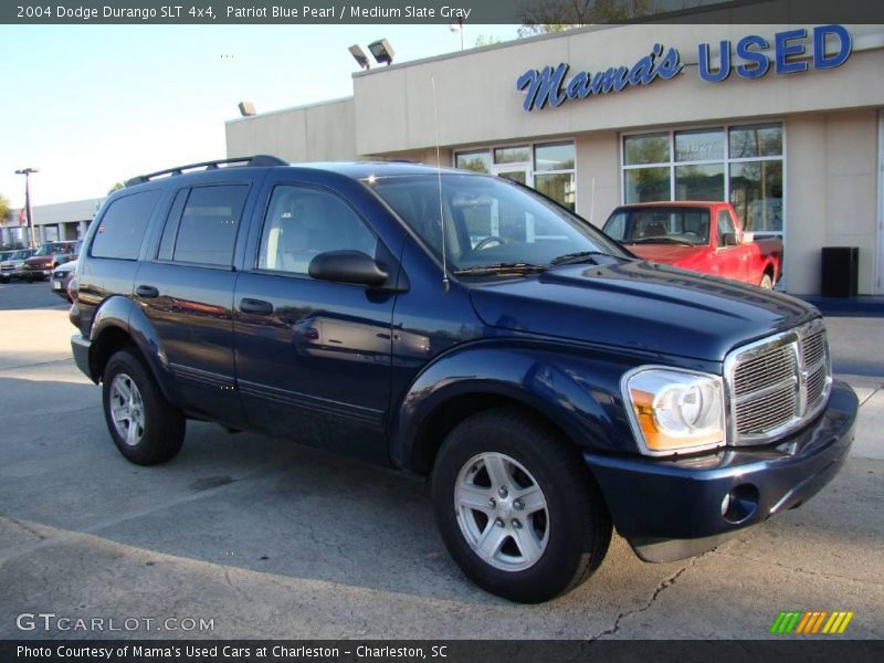 Patriot Blue Pearl / Medium Slate Gray 2004 Dodge Durango SLT 4x4
