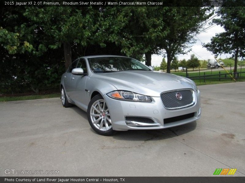 Rhodium Silver Metallic / Warm Charcoal/Warm Charcoal 2015 Jaguar XF 2.0T Premium