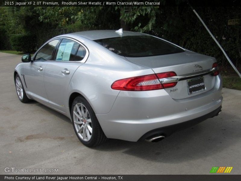 Rhodium Silver Metallic / Warm Charcoal/Warm Charcoal 2015 Jaguar XF 2.0T Premium