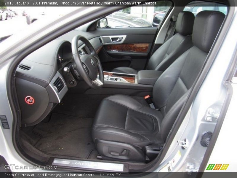 Rhodium Silver Metallic / Warm Charcoal/Warm Charcoal 2015 Jaguar XF 2.0T Premium