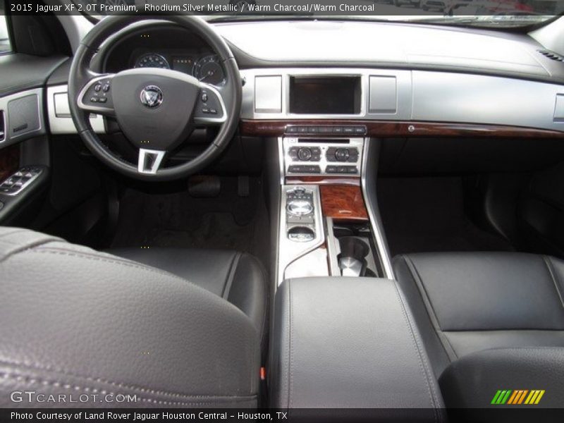Rhodium Silver Metallic / Warm Charcoal/Warm Charcoal 2015 Jaguar XF 2.0T Premium