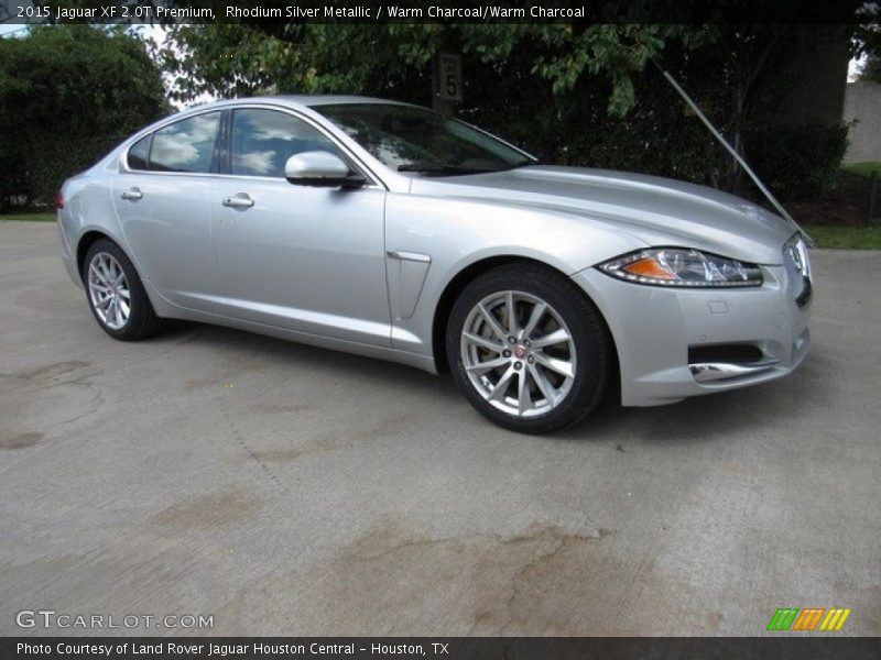 Rhodium Silver Metallic / Warm Charcoal/Warm Charcoal 2015 Jaguar XF 2.0T Premium