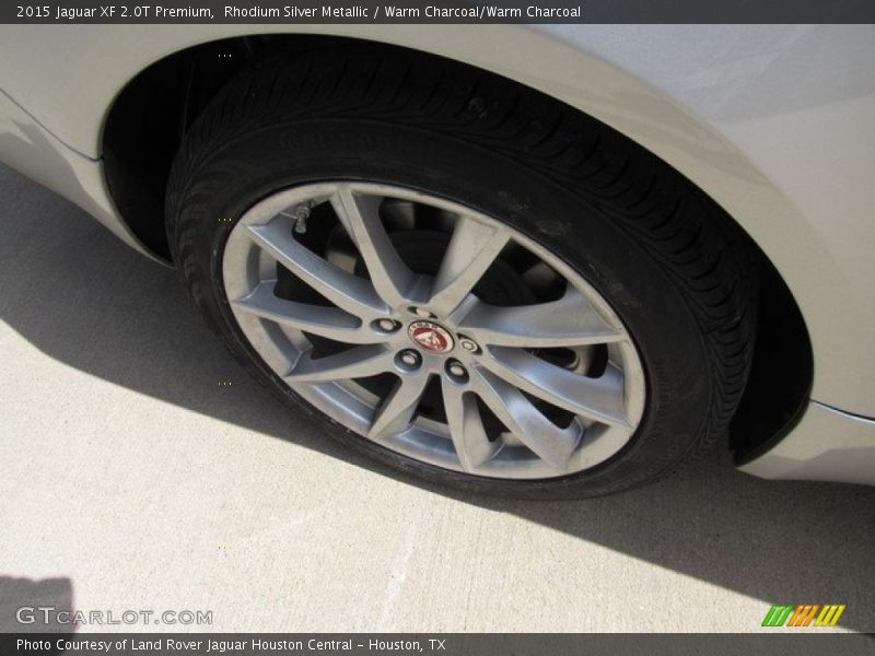 Rhodium Silver Metallic / Warm Charcoal/Warm Charcoal 2015 Jaguar XF 2.0T Premium