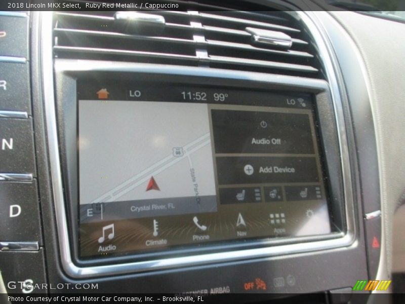 Ruby Red Metallic / Cappuccino 2018 Lincoln MKX Select