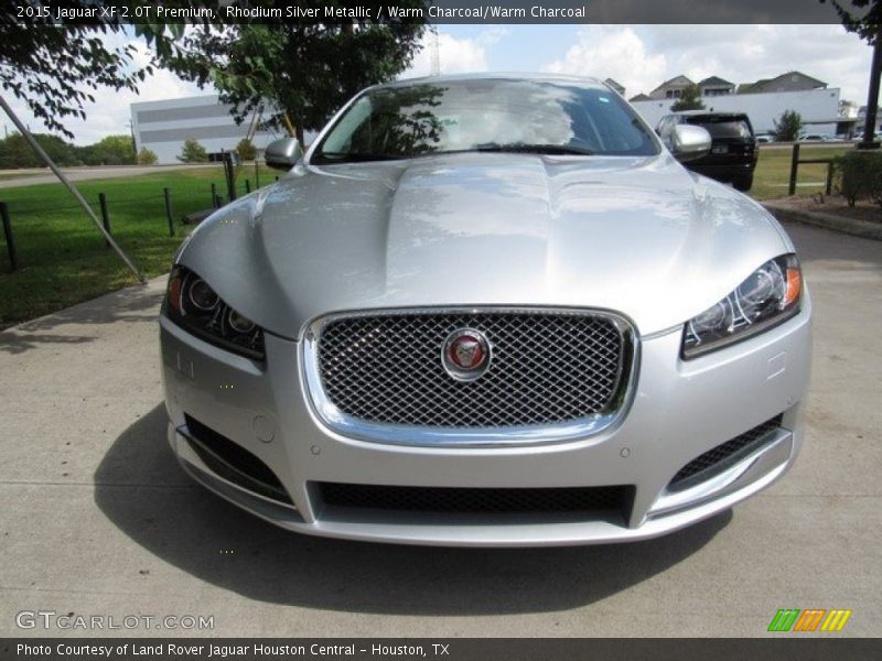 Rhodium Silver Metallic / Warm Charcoal/Warm Charcoal 2015 Jaguar XF 2.0T Premium