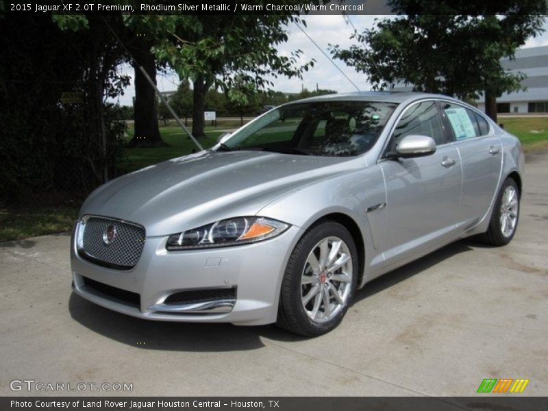 Rhodium Silver Metallic / Warm Charcoal/Warm Charcoal 2015 Jaguar XF 2.0T Premium