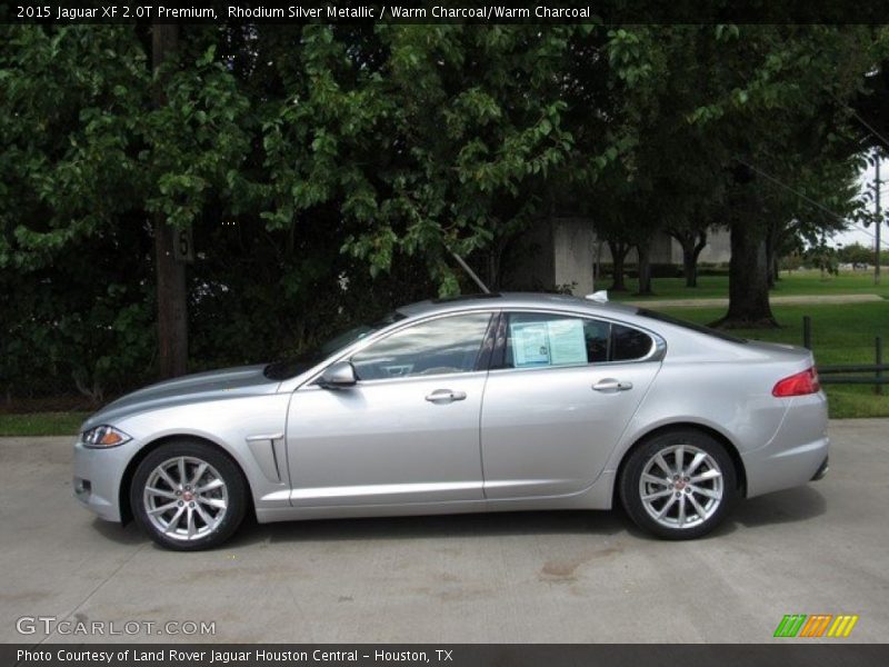 Rhodium Silver Metallic / Warm Charcoal/Warm Charcoal 2015 Jaguar XF 2.0T Premium