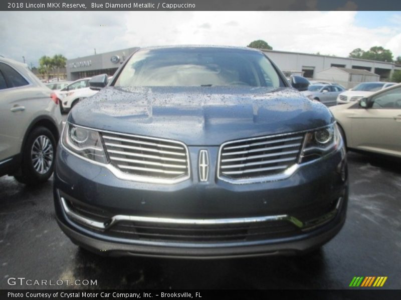 Blue Diamond Metallic / Cappuccino 2018 Lincoln MKX Reserve