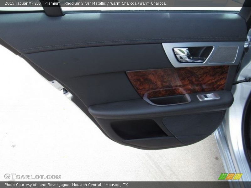 Rhodium Silver Metallic / Warm Charcoal/Warm Charcoal 2015 Jaguar XF 2.0T Premium
